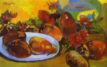 マンゴーのある静物画 ポスト印象派 原始主義 ポール・ゴーギャン Oil Paintings